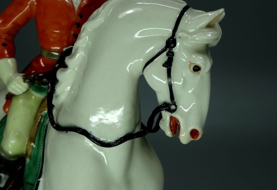 Antique Horse Ride Porcelain Figurine Original Nymphenburg Art Sculpture Decor #Ru673