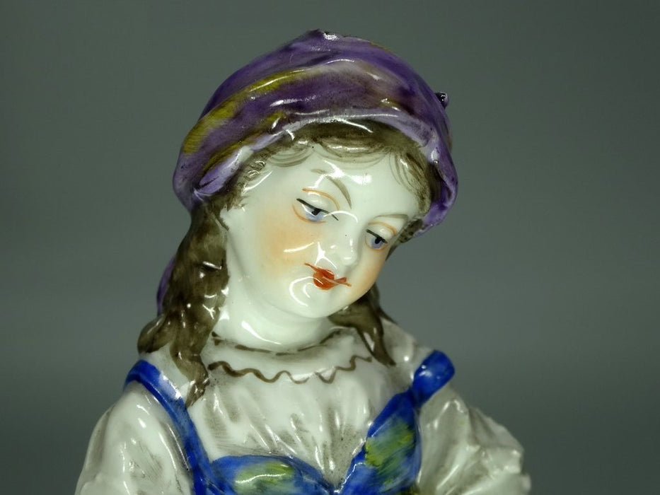 Vintage Street Musical Original Volkstedt Porcelain Figure Statue Art Decor Gift #Ru594