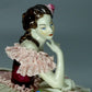 Vintage Lace Dreamer Lady Porcelain Figurine Volkstedt Germany Art Decor Sculpture #Gg