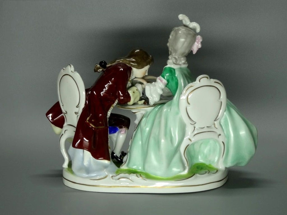 Vintage Occasion Couple Porcelain Figurine Kister Alsbach Germany Art Sculpture #Ru139