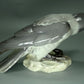 Vintage Crow Bird Porcelain Figurine Original B&G Copenhagen Art Sculpture Decor #Ru780