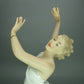 Vintage Dance Lady Porcelain Figurine Original Wallendorf 20th Art Sculpture Dec #Ru933