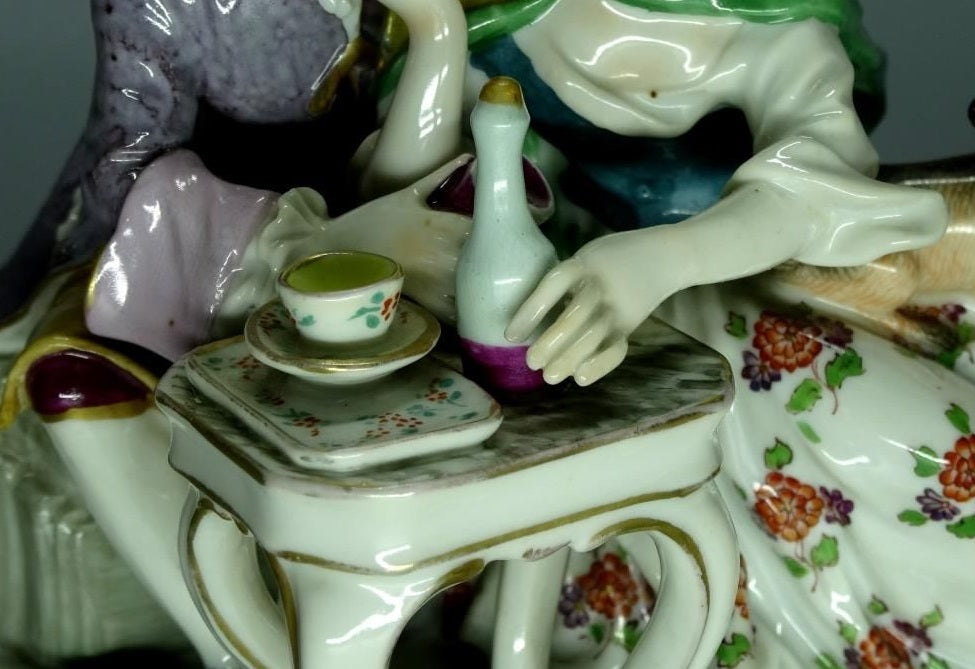Antique Warm Evening Original Royal Vienna Porcelain Figurine Art Sculpture Gift #Ru492