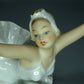 Vintage Ballerina Lady Porcelain Figurine Original Wallendorf Art Sculpture Decor #Ru710