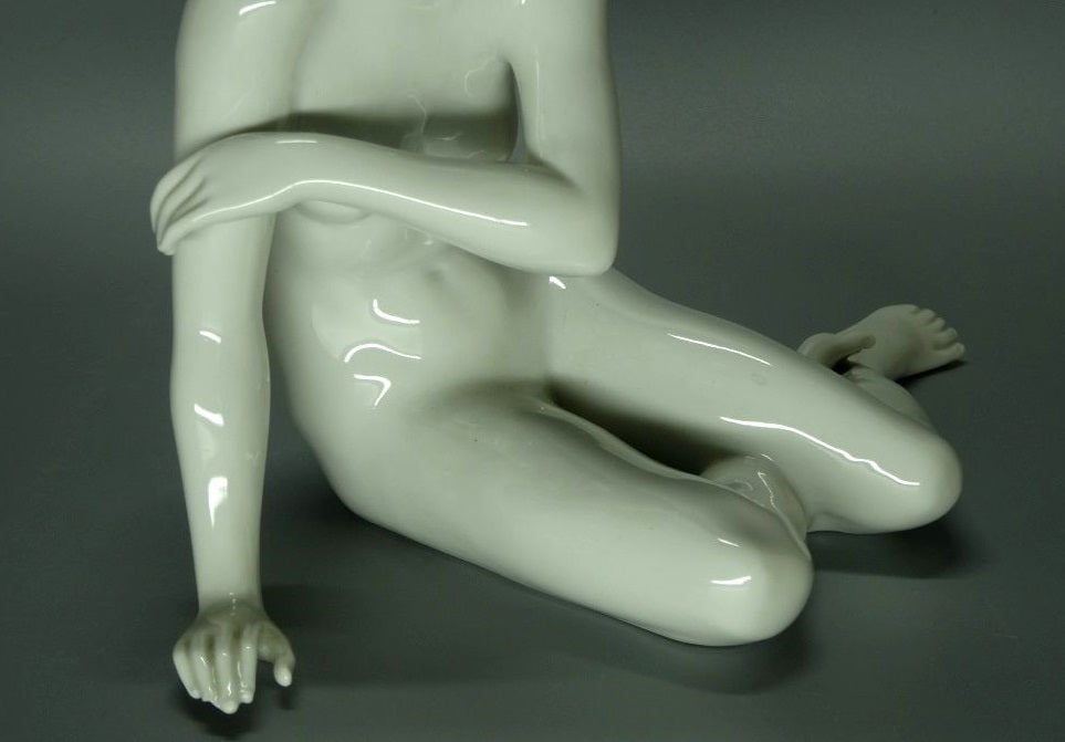 Antique White Nude Youth Lady Original Rosenthal Porcelain Figure Art Sculpture #Ru474