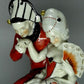 Antique Love Couple One Breath Porcelain Figure Original Katzhutte Art Sculpture #Ru241