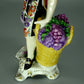 Vintage Grape Harvest Porcelain Figurine Original Kammer Germany 20th Art Sculpture Dec #Ru996
