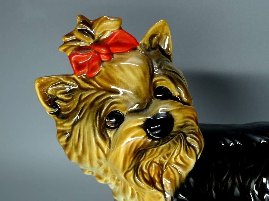 Antique Porcelain York Dog Figurine Goebel Germany Ceramic Art Decor #G