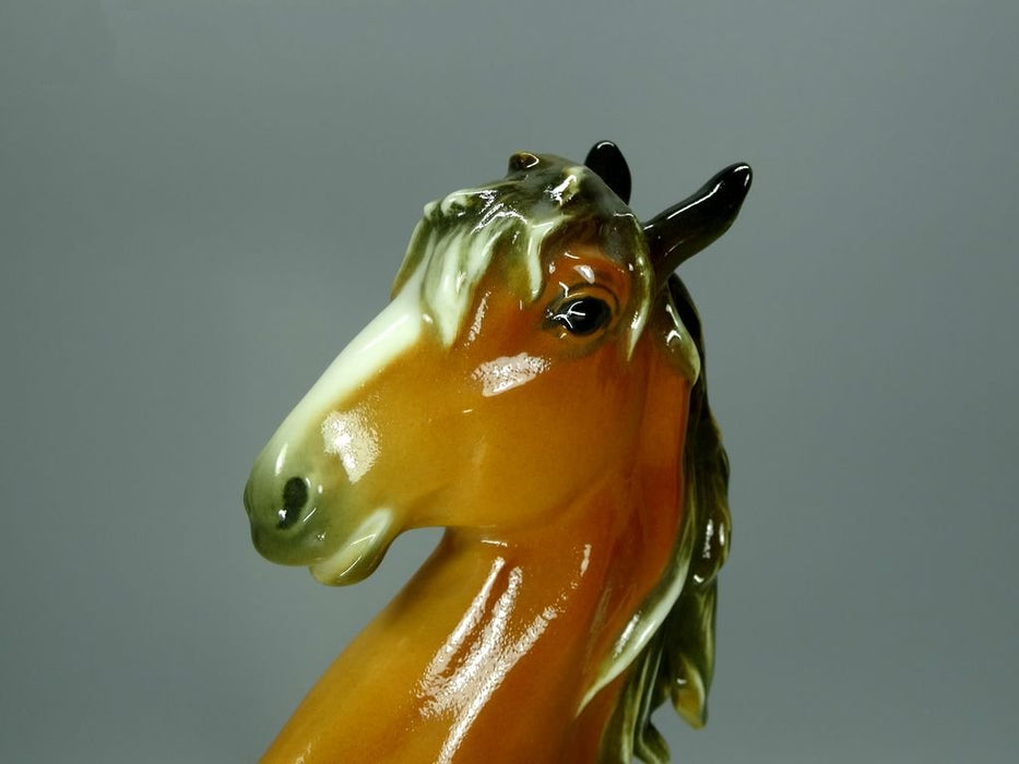 Antique Naughty Horse Porcelain Figurine Original KARL ENS 20th Art Sculpture Dec #Ru959
