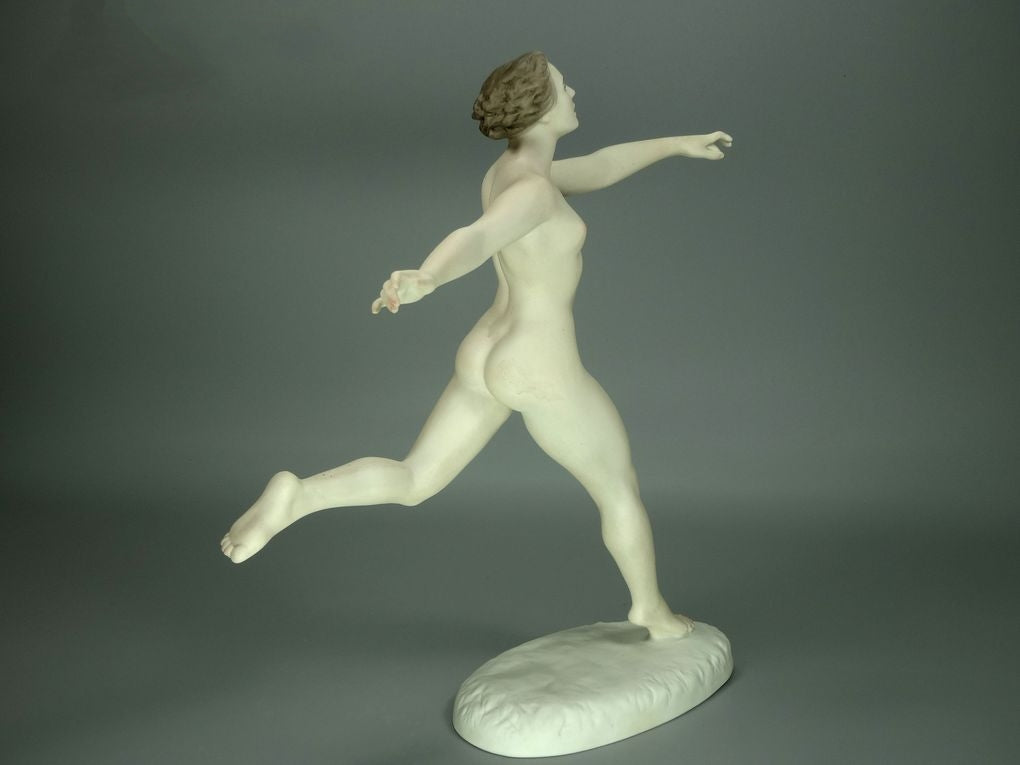 Antique Triple Jump Porcelain Figurine Original Rosenthal Art Sculpture Decor #Ru730