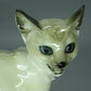 Vintage Siamese Cat Porcelain Figurine Original Hutschenreuther Art Sculpture Decor #Ru804