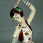 Antique Dance Lady Porcelain Figurine Original Galluba & Hofmann Art Sculpture Decor #Ru775