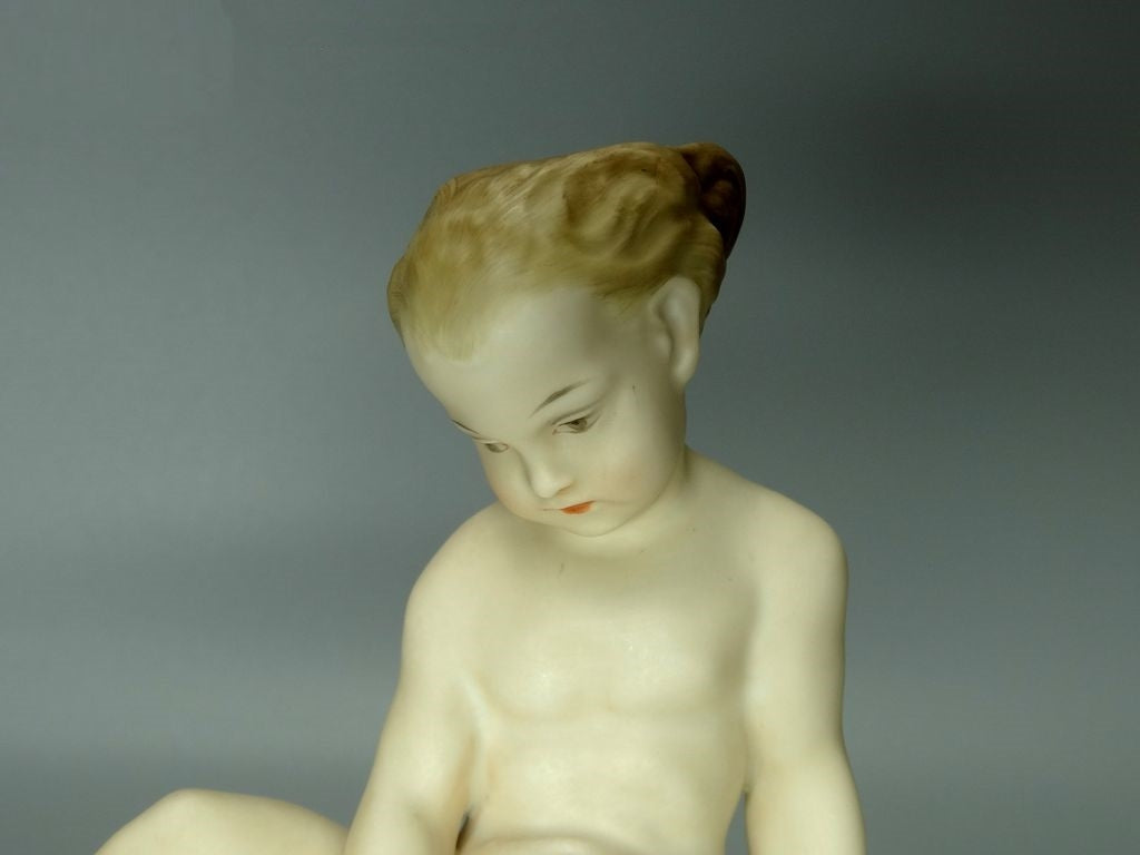 Vintage Fantasy Guitar Girl Porcelain Ceramic Figure Rosenthal Germany Art Decor #Ru34