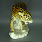 Antique Leopard Porcelain Figurine Original Karl Ens Art Sculpture Decor Statue #Ru253