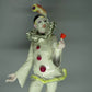 Vintage Pierrot & Tulip Porcelain Figurine Original Hutschenreuther Germany 20th Art Sculpture Dec #Ru978