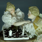 Antique Evening Love Porcelain Figurine Original Muller & Co 20th Art Sculpture Dec #Ru940