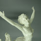 Vintage Lady Joy Of Life Porcelain Figure Original Hutschenreuther Art Sculpture #Ru178