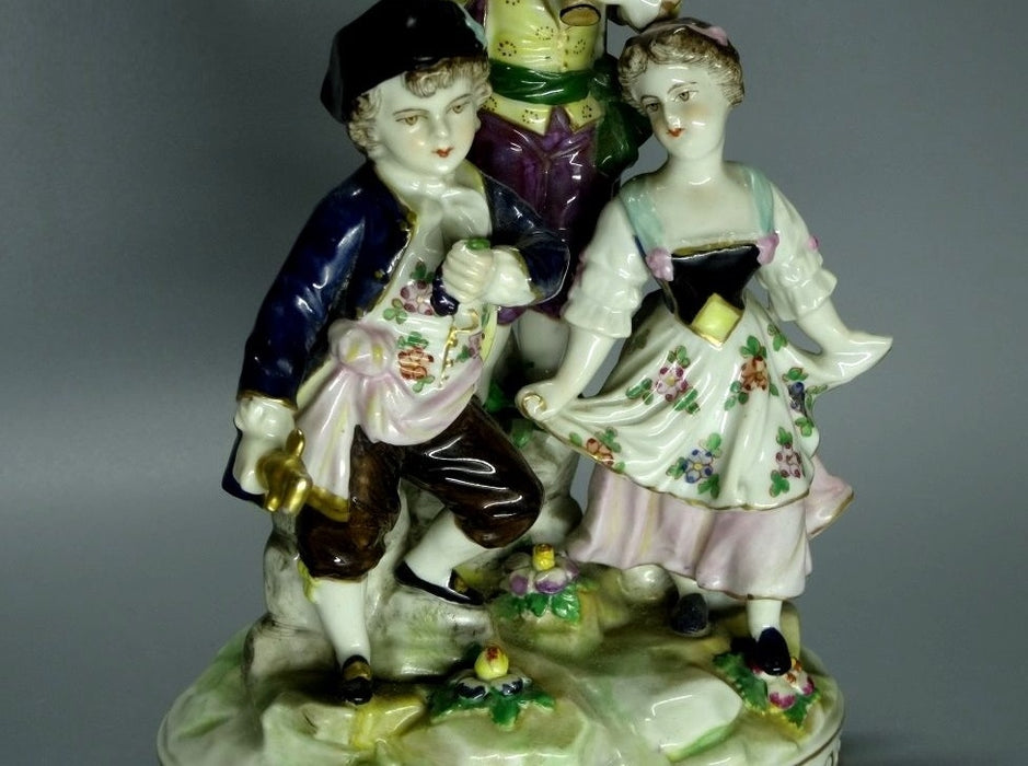 Antique Music Band Original VOLKSTEDT Porcelain Figure Art Sculpture Decor Gift #Ru525