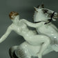 Vintage Nude Lady Riding Horse Original Rosenthal Porcelain Figure Art Sculpture #Ru527