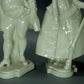Antique Hunters Porcelain Figurine Original Schwarzburger Germany 20th Art Sculpture Dec #Ru981