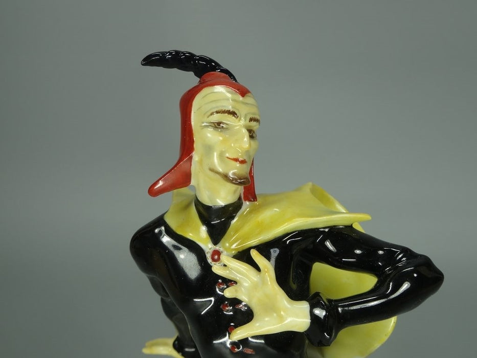 Vintage Mephistopheles Demon Porcelain Figurine Hutschenreuther Art Sculpture #Ru330