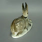 Antique Deer Fawn Porcelain Figurine Rosenthal Germany Art Sculpture Decor #Ru113