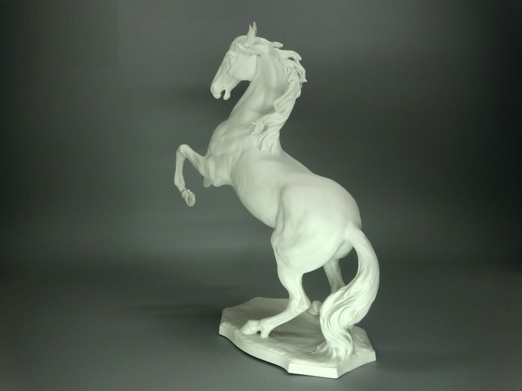Vintage Bucephalus Horse Porcelain Figurine Original Kaiser Art Sculpture Decor #Ru676