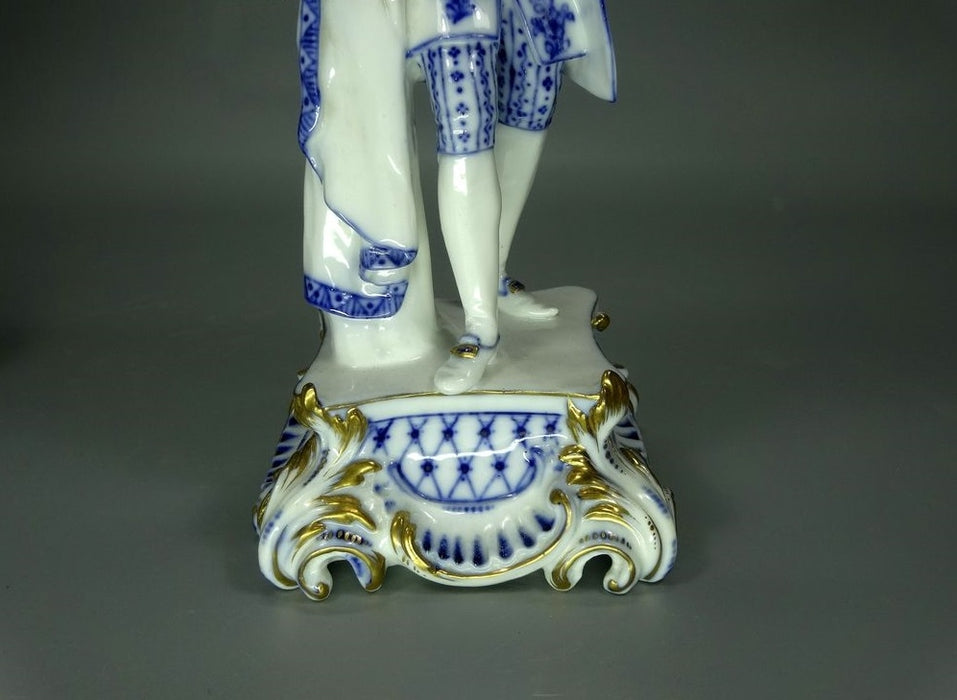 Antique Original Nymphenburg Romantic Golden Age 18th Porcelain Figurine Statue #Ru576