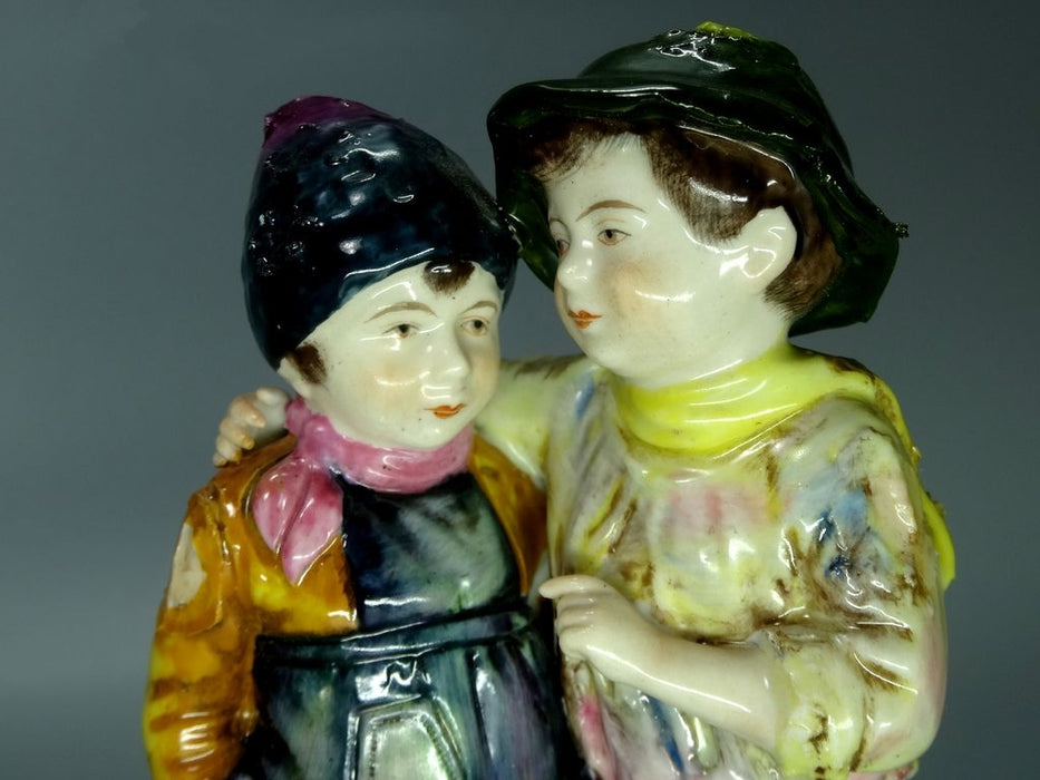 Vintage Strays Kids Porcelain Figurine Original Kammer Art Sculpture Decor #Ru812