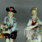 Antique Boy Girl Flower Porcelain Figurine Sitzendorf Romantic Home Decor #Ru65