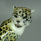Antique Leopard Porcelain Figurine Original Metzler & Ortloff Art Sculpture Deco #Ru335