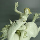Vintage Riding Nude Porcelain Figurine Original Hutschenreuther Art Statue Decor #Ru622