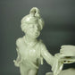 Antique Oriental Princess Porcelain Figurine Original Schwarzburger Art Sculpture #Ru704