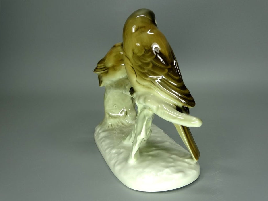 Antique Porcelain Sparrows Birds Mother Figure Hutschenreuther Germany Art Decor #Ru123