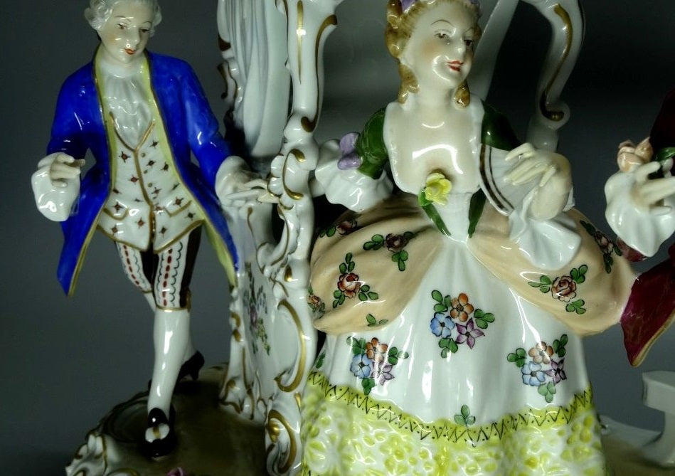 Vintage Love Note Porcelain Figurine Unterweissbach Original Art Sculpture Decor #Ru195