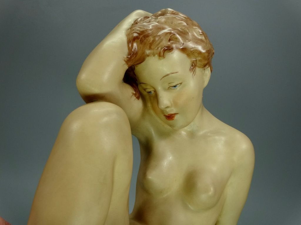 Vintage Classic Nude Porcelain Figurine Original Royal Dux 20th Art Sculpture #Ru867
