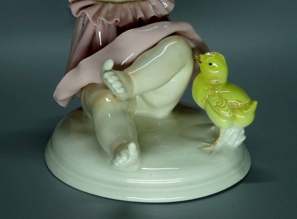 Vintage Fright Baby Girl Original KARL ENS Porcelain Figure Art Sculpture Decor #Ru513