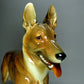 Antique X Large Shepherd Dog Porcelain Figurine Original Schwarzburger Germany 20th Art Sculpture Dec #Ru973