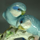 Vintage Blue Birds Friends Original Hutschenreuther Porcelain Figure Art Statue #Ru603