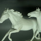 Vintage Gallop Horses Porcelain Figurine Original KAISER 20th Art Sculpture Dec #Ru965