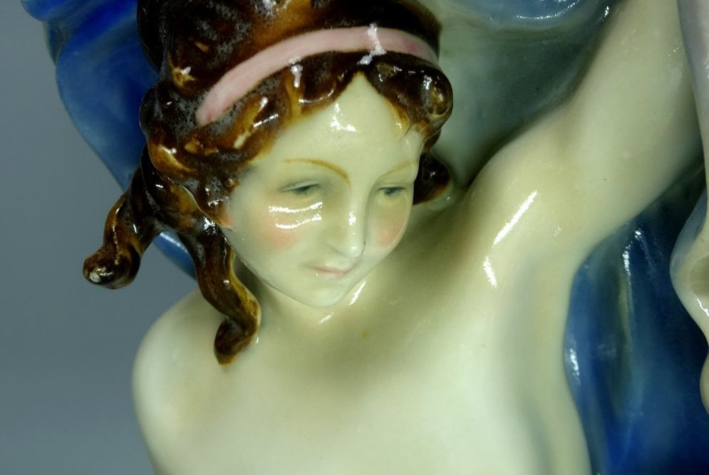 Antique Terra Nude Lady Porcelain Figurine Original KARL ENS Art Decor Sculpture #Ru665