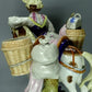 Vintage Lady & Horse Porcelain Figurine Original Kister Alsbach Art Statue Decor #Ru250