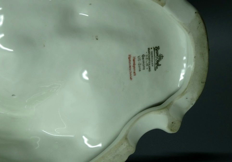 Vintage Love Couple Music Porcelain Figurine Original Rosenthal Sculpture Decor #Ru240