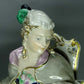 Antique Tea Party Lady Porcelain Figurine Karl Ens Original Art Sculpture Decor #Ru200