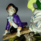 Vintage Merry Swing Play Fun Porcelain Figurine Volkstedt Germany Art Decor #Ru96