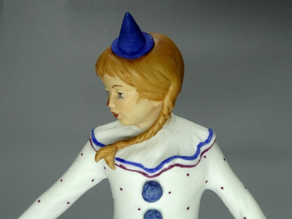 Vintage Clownness Girl Original Kaiser Porcelain Figure Art Sculpture Decor Gift #Ru433