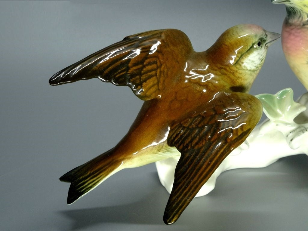 Vintage Tap Dancers Birds Original KARL ENS Porcelain Figure Art Sculpture Decor #Ru406