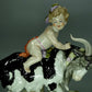 Vintage Merry Goat Porcelain Figurine Original Kister Alsbach Art Sculpture Gift #Ru304
