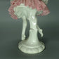Vintage Ballerina Dancing Lady Porcelain Figurine Volkstedt Germany Art Decor #Ff