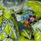 Antique Yellow Love Visit Porcelain Figurine Original Sitzendorf 19th Art Sculpture Dec #Ru870